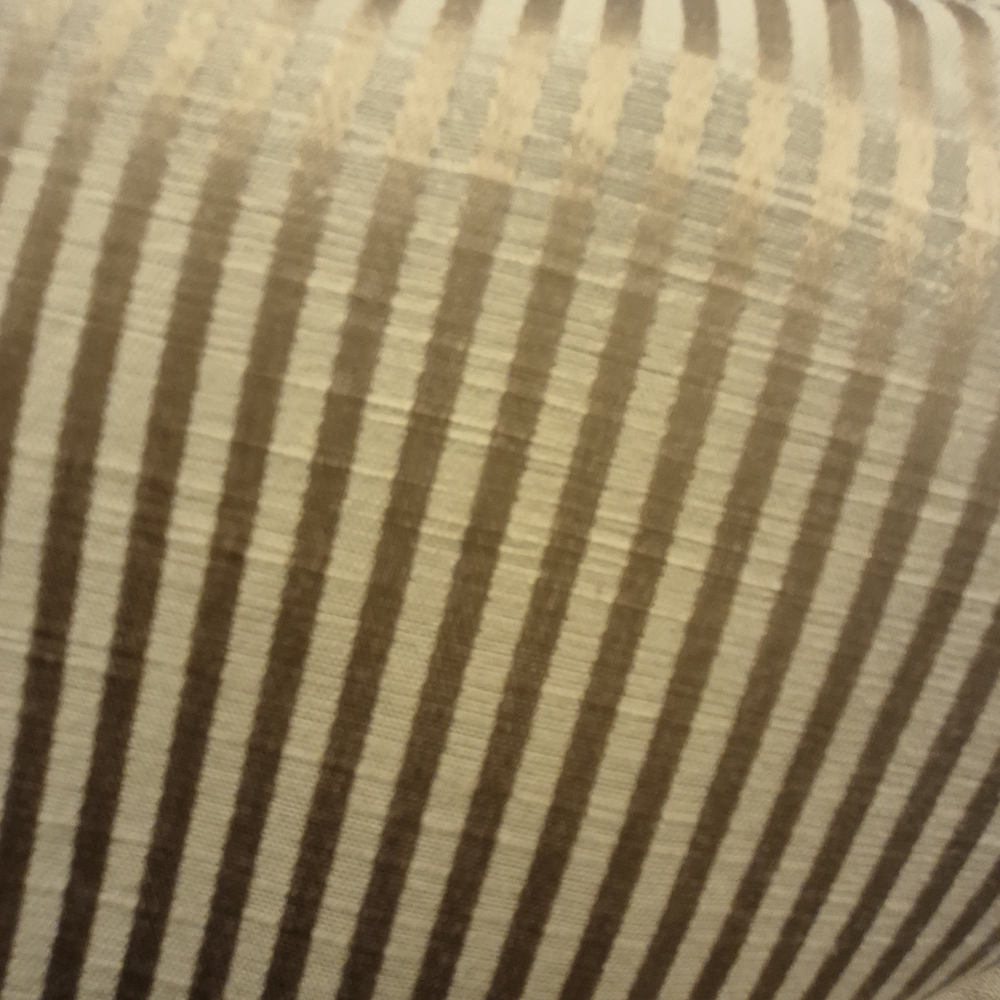 Chic Striped Fabric in Earth Tones
